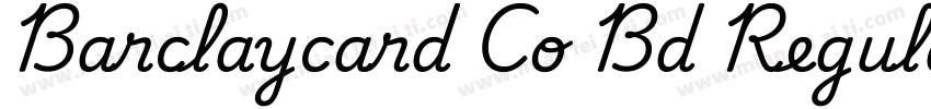 Barclaycard Co Bd Regular字体转换